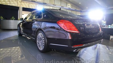 Mercedes-Maybach S600 rear quarter India launch
