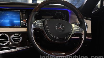 Mercedes-Maybach S600 steering wheel India launch