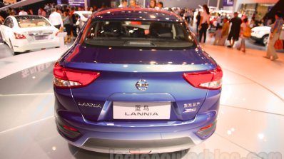 Nissan Lannia rear at the 2015 Chengdu Motor Show