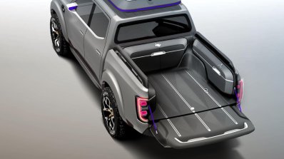 Renault Alaskan pick-up truck top view unveiled