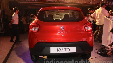 Renault Kwid rear launched India