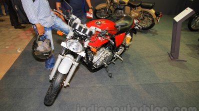 Royal Enfield Continental GT front three quarters at Nepal Auto Show 2015