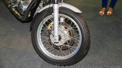Royal Enfield Continental GT wheel at Nepal Auto Show 2015