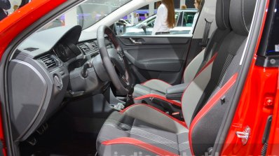 Skoda Rapid Monte Carlo front seats at IAA 2015