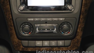 Skoda Yeti ac controls at Nepal Auto Show 2015