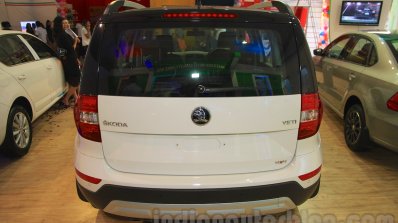 Skoda Yeti rear at Nepal Auto Show 2015