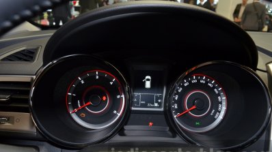 Ssangyong Tivoli Diesel instrument cluster at the 2015 IAA