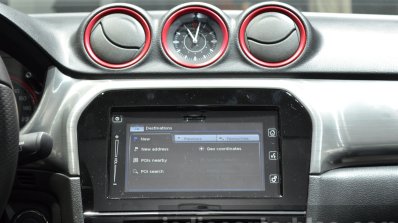 Suzuki Vitara S Grade centre console at IAA 2015