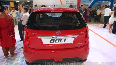 Tata Bolt rear at the 2015 Nepal Auto Show