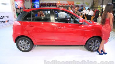 Tata Bolt side at the 2015 Nepal Auto Show