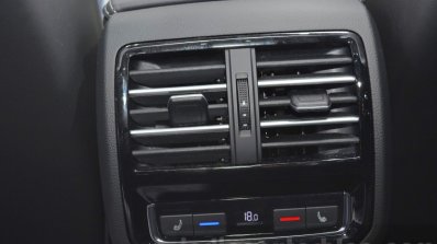 VW Passat rear AC vent at the 2016 Geneva Motor Show