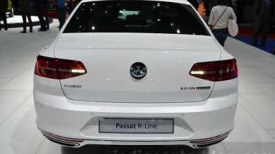 VW Passat rear at the 2016 Geneva Motor Show