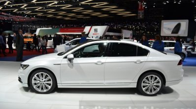 VW Passat side at the 2016 Geneva Motor Show