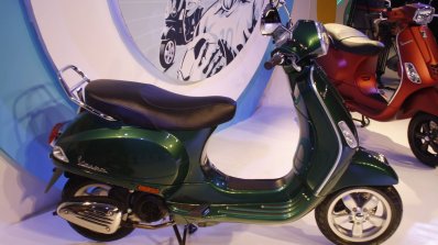 Vespa VXL side close launch Mumbai