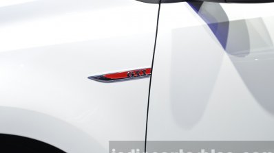 Volkswagen Polo GTI badge fender at IAA 2015
