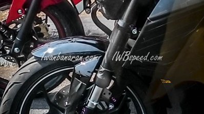 Yamaha MT-15 spied Indonesia USD fork