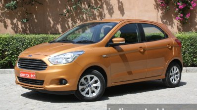 2015 Ford Figo front three quarter close first drive review