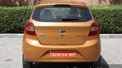 2015 Ford Figo rear close first drive review