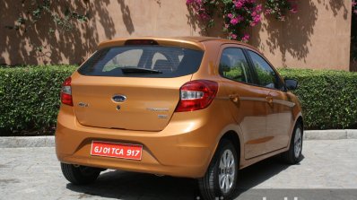 2015 Ford Figo rear quarter low first drive review