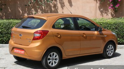 2015 Ford Figo rear three quarter first drive review