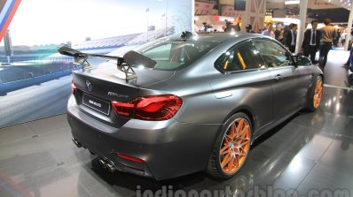 2016 BMW M4 GTS rear three quarter at the 2015 Tokyo Motor Show