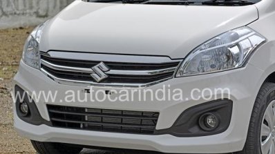 2016 Maruti Ertiga (facelift) front fascia revealed