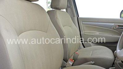 2016 Maruti Ertiga (facelift) front seats revealed
