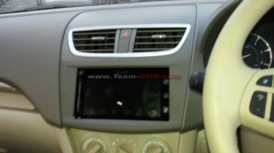 2016 Maruti Ertiga touchscreen spied at a dealer stockyard