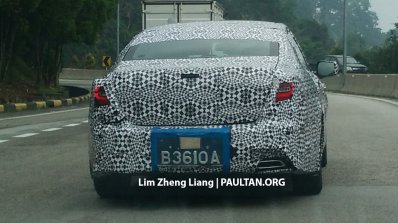 2016 Proton Perdana tail lights spied