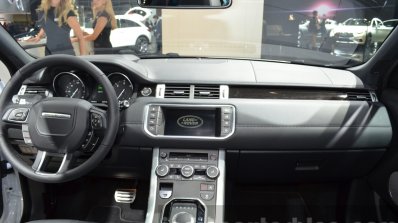 2016 Range Rover Evoque dashboard at the 2015 IAA
