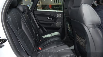 2016 Range Rover Evoque rear seats at the 2015 IAA