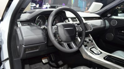 2016 Range Rover Evoque steering wheel at the 2015 IAA