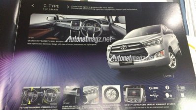 2016 Toyota Innova G Brochure