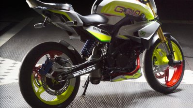 BMW Concept Stunt G 310 rear three quarters press image