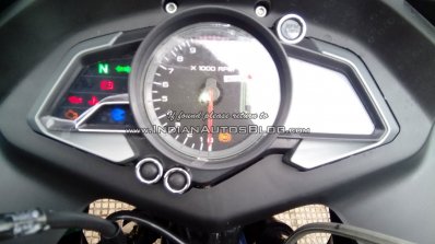 Bajaj Pulsar RS200 Demon Black instrument cluster speedometer (Fear the Black)