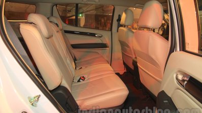 Chevrolet Trailblazer rear legroom India launch