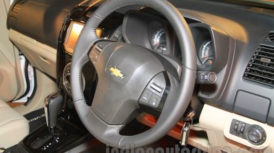 Chevrolet Trailblazer steering India launch