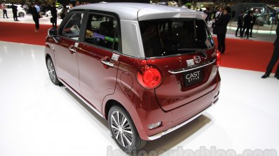 Daihatsu Cast Style rear three quarter at the 2015 Tokyo Motor Show