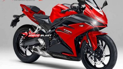 Honda CBR250RR front quarter rendering based on light weight super sports concept