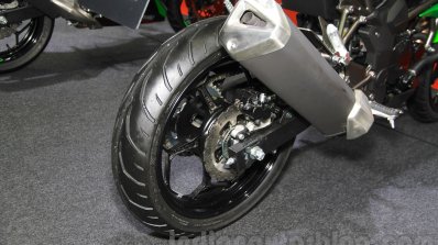 Kawasaki Z250 SL exhaust at the 2015 Tokyo Motor Show