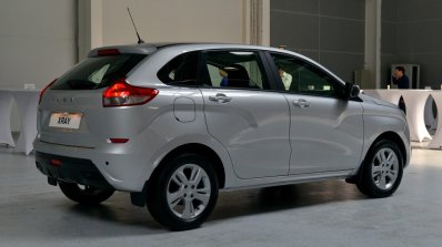 Lada XRAY rear three quarter undisguised