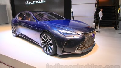 Lexus LF-FC concept front quarters at the 2015 Tokyo Motor Show