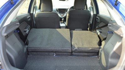 Maruti Baleno Diesel boot seats folded Review