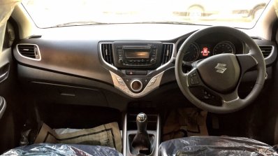 Maruti Baleno interior NEXA showroom spied