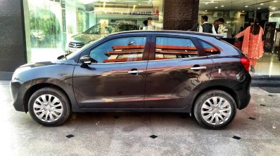 Maruti Baleno side NEXA showroom spied