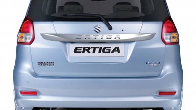 Maruti Ertiga facelift rear end press shots