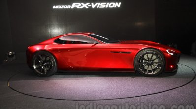 Mazda RX Vision side at the 2015 Tokyo motor show