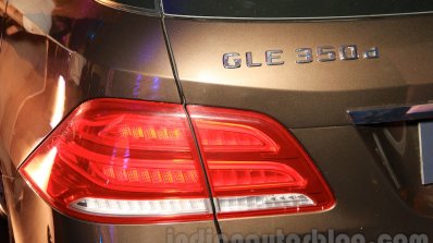 Mercedes GLE tail lamp India launch