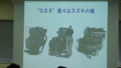 New Suzuki motorcycle engine presented before 2015 Tokyo unveil