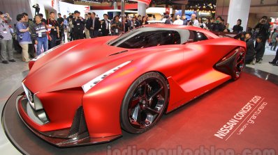Nissan Concept 2020 Vision Gran Turismo front quarter at the 2015 Tokyo Motor Show